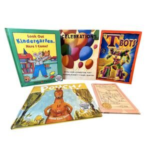 5 Children Books: Celebrations T bots, Pouch +